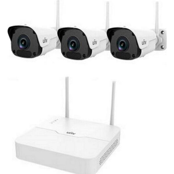 

Комплект видеонаблюдения Wi-Fi IP Uniview KIT/NVR301-04LB-W/3*2122SR3-F40W-D