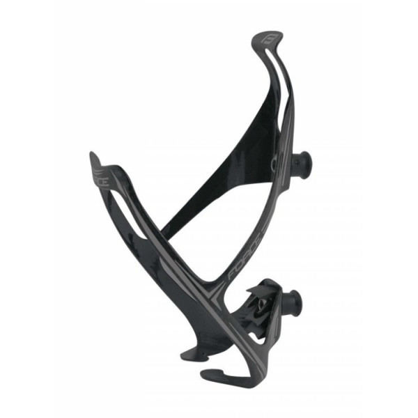 

Флягодержатель FORCE carbon 18g black-grey (24099)