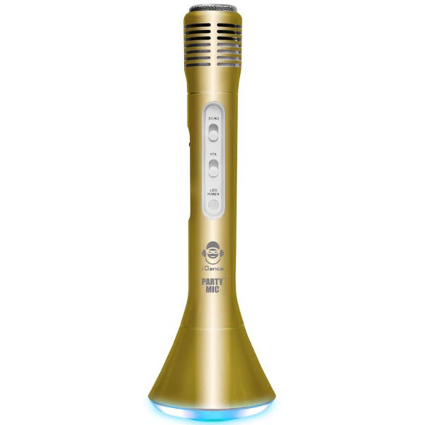 

Беспроводной караоке-микрофон 4 в 1 iDance Party Mic PM 10 Gold (PM10GO)