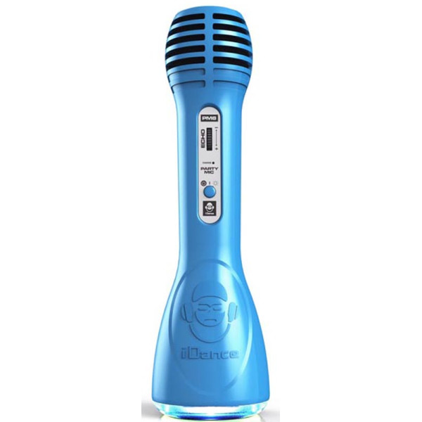 

Беспроводной караоке-микрофон 4 в 1 iDance Party Mic PM-6 Blue (PM6BL)
