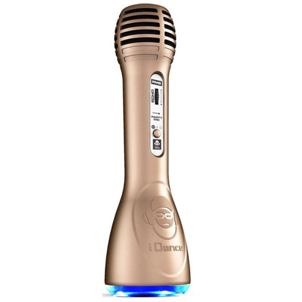 

Беспроводной караоке-микрофон 4 в 1 iDance Party Mic PM-6 Gold (PM6GO)