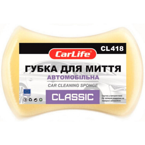

Губка для мытья авто CARLIFE Classic CL418