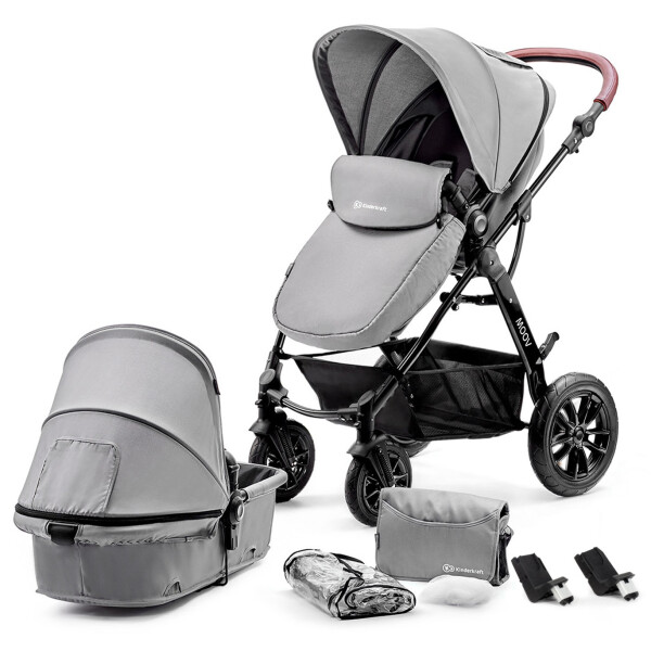 

Коляска универсальная 3 в 1 Kinderkraft Moov Gray (KKWMOOVGRY00NC)