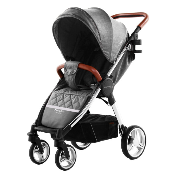 

Детская коляска прогулочная Carrello Milano Carbon Grey (CRL-5501) + дождевик