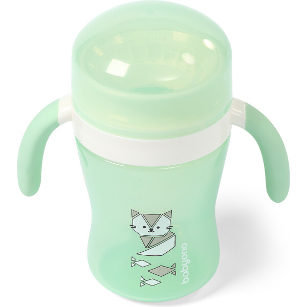 

Кружка-непроливайка BabyOno 360° с мягким носиком 240 мл мятный (1449)