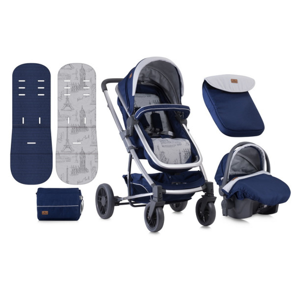 

универсальная 2 в 1 Bertoni S-500 SET с автокреслом (blue travelling)