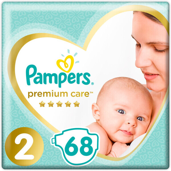 

Подгузники Pampers Premium Care размер 2, 4-8 кг, 68 шт (8001841104874)