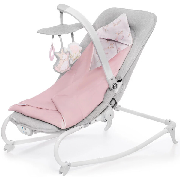 

Шезлонг-качалка Kinderkraft Felio 2020 Peony Rose (KKBFELOPNK000N)