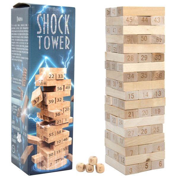 

Настольная игра Strateg Shock Tower/Шок Товер (30858)