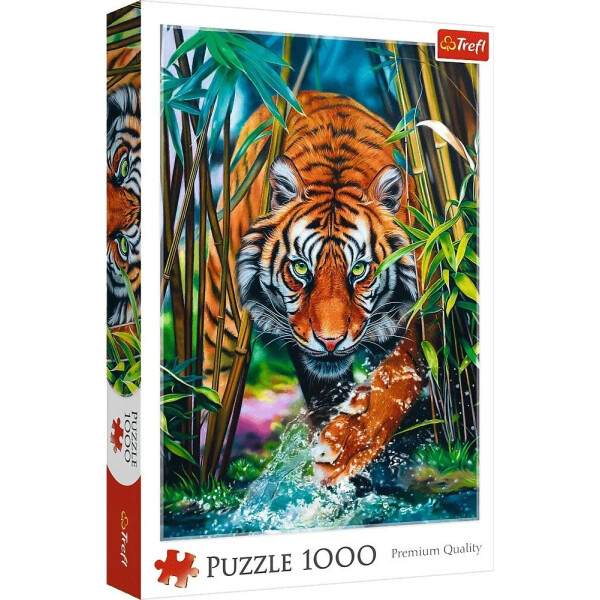 

Пазл Trefl Тигр на охоте, 1000 элементов (10528)