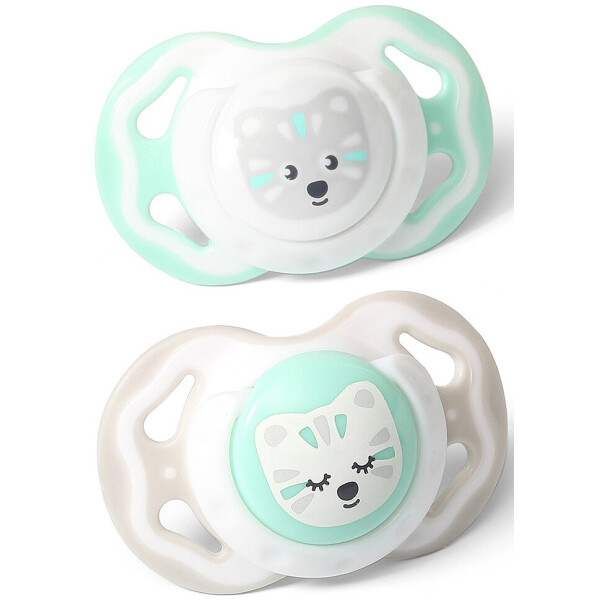 

Силиконовая симметричная пустышка BabyOno Коалы 3-6 мес., 2 шт. (1224/01)