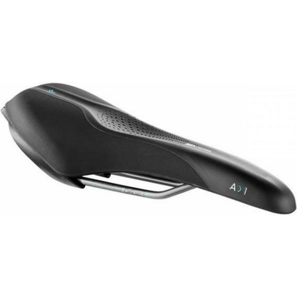

Седло Selle Royal SCIENTIA A1 Athletic, 3D skingel, обивка Black gummy/Black mokka, 289х127мм, 380г, рейлы сталь + Curva suspension, unisex, чёрное (SAD-26-74)