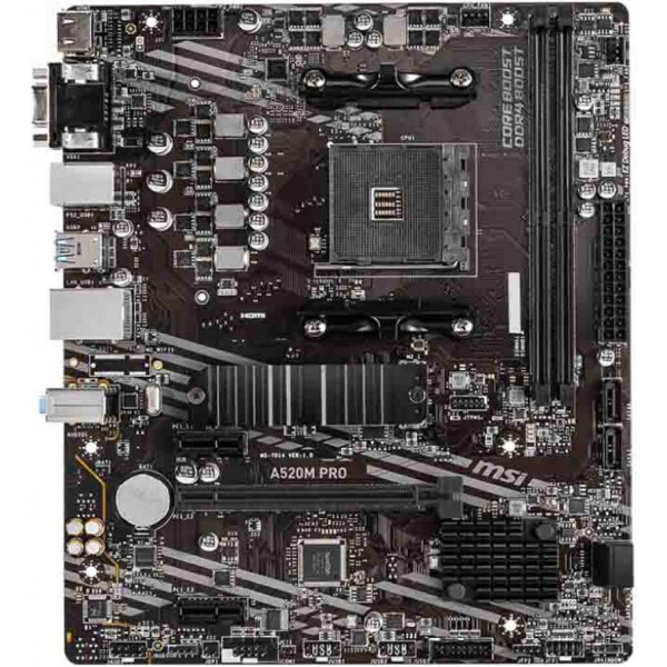 

Материнская плата MSI A520M Pro Socket AM4