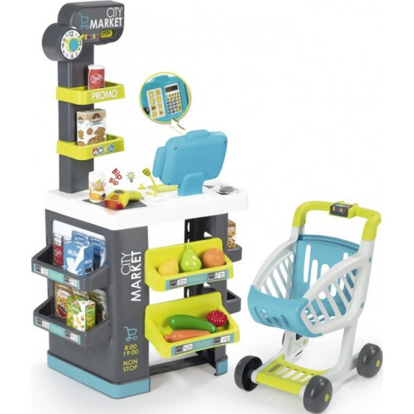 

Интерактивный супермаркет Smoby City Shop с тележкой (350212)