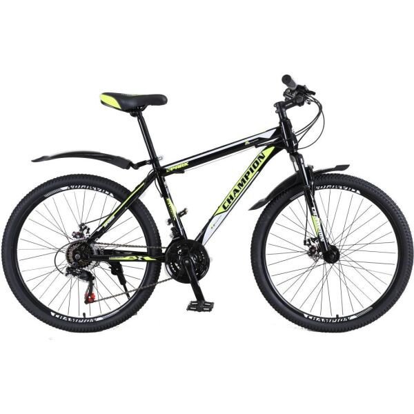 

Велосипед Champion Spark 26 15 Черный-Неоновый желтый-Белый