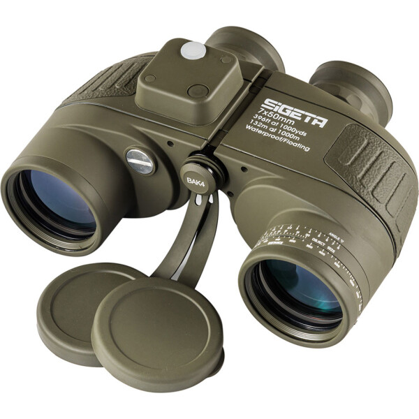 

Бинокль SIGETA Admiral 7x50 Military floating/compass/reticle морской (65810)