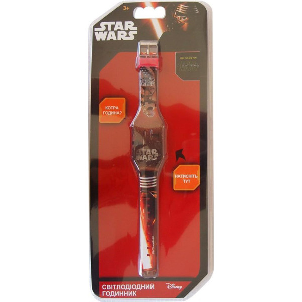 

Игрушечные наручные часы TBL Star Wars красно-черные (SW35356)
