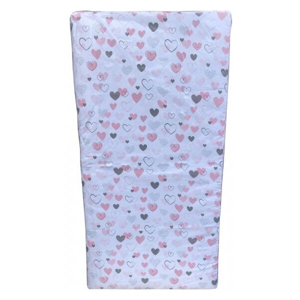 

Матрас детский ортопедический Baby Comfort Соня (120*60*7 см) сердечки розовые