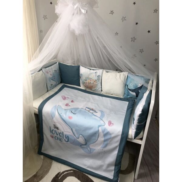 

Комплект постельного белья Baby Comfort Baby Bembi 8 элементов Дельфин