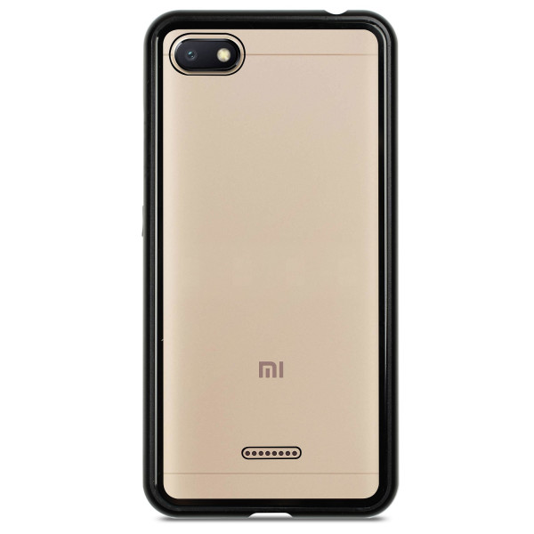 

Чехол DEF Metal magnet glass Black для Xiaomi Redmi 6A