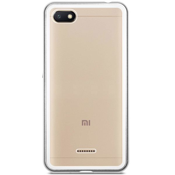 

Чехол DEF Metal magnet glass Silver для Xiaomi Redmi 6A