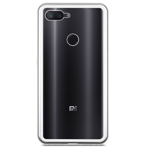

DEF Metal magnet glass Silver для Xiaomi Mi8 Lite