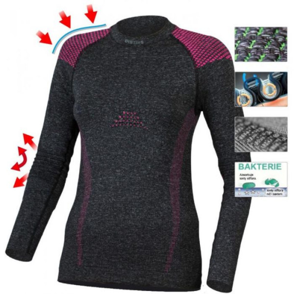 

Термофутболка Lasting Tela 8940 L/XL серо-розовая (женская) (002.001.2932)