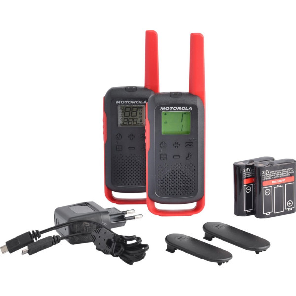 

Рация Motorola TALKABOUT T62 RED TWIN PACK & CHGR WE