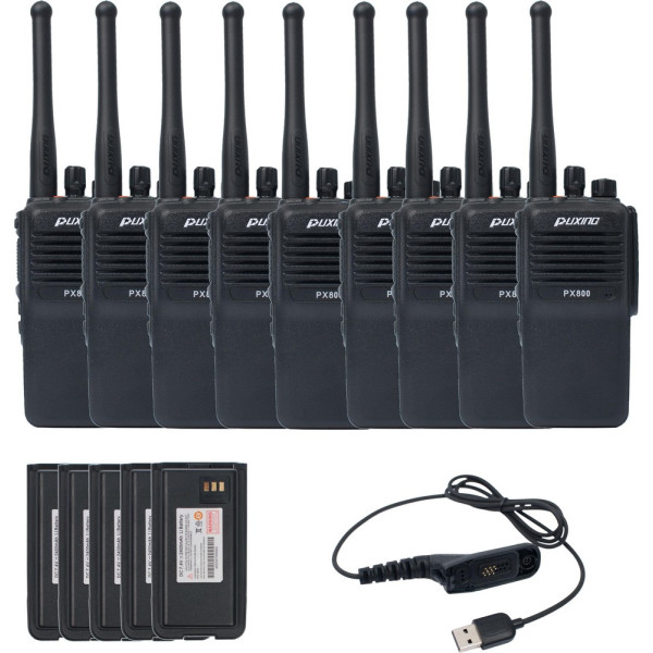 

цифровая PUXING PX-800_UHF_9 (комплект)