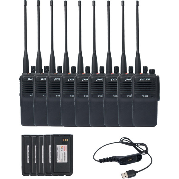 

цифровая PUXING PX-800_VHF_9 (комплект)
