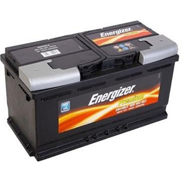 

Автомобильный аккумулятор Energizer 100Ah-12v Prem.(353х175х190), R,EN830