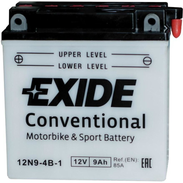 

Автомобильный аккумулятор Exide 9Ah-12v (12N9-4B-1) (135х75х139) L, EN85