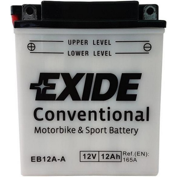 

Автомобильный аккумулятор Exide 12Ah-12v (EB12A-A) (134х80х160) L, EN165