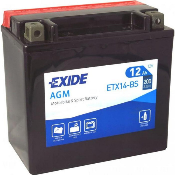 

Exide 12Ah-12v AGM R, EN200