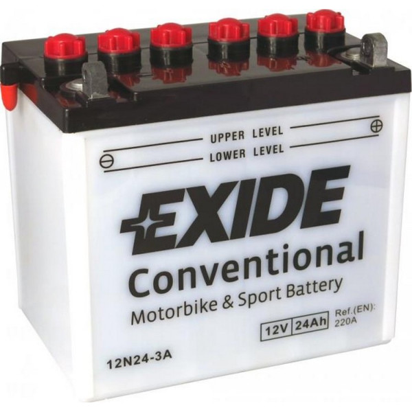 

Автомобильный аккумулятор Exide 24Ah-12v (12N24-3A) (184х124х175) R, EN220