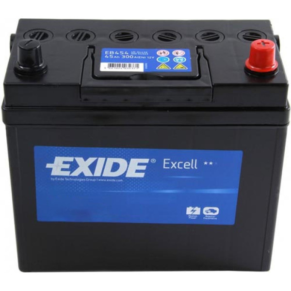 

Автомобильный аккумулятор Exide 45Ah-12v EXCELL(234х127х220),R,EN300