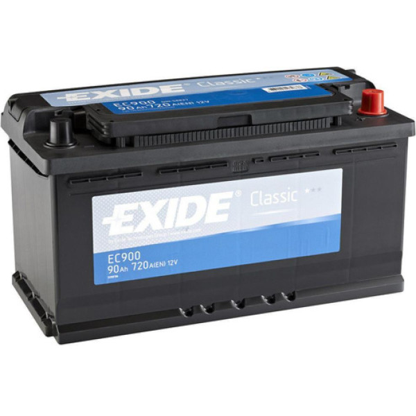 

Автомобильный аккумулятор Exide 90Ah-12v CLASSIC(353х175х190),R,EN720