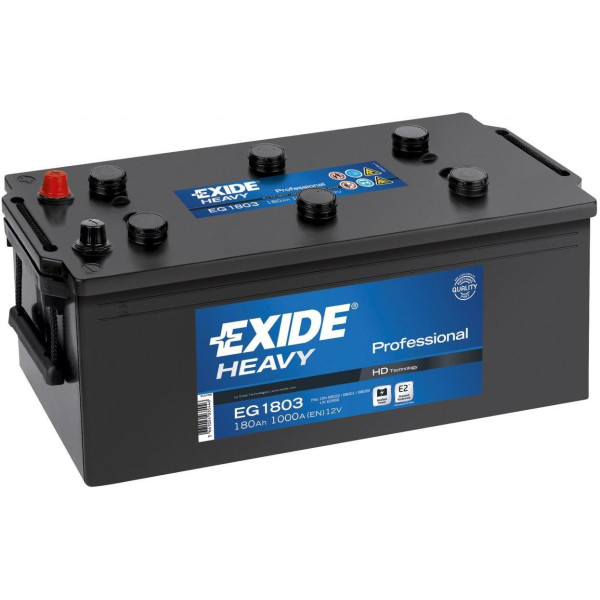 

Автомобильный аккумулятор Exide 180Ah-12v PROFESSIONAL(513х223х223),L,EN1000