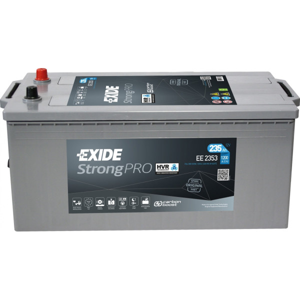 

Автомобильный аккумулятор Exide 235Ah-12v Strong PRO (518х279х240),L,EN1200