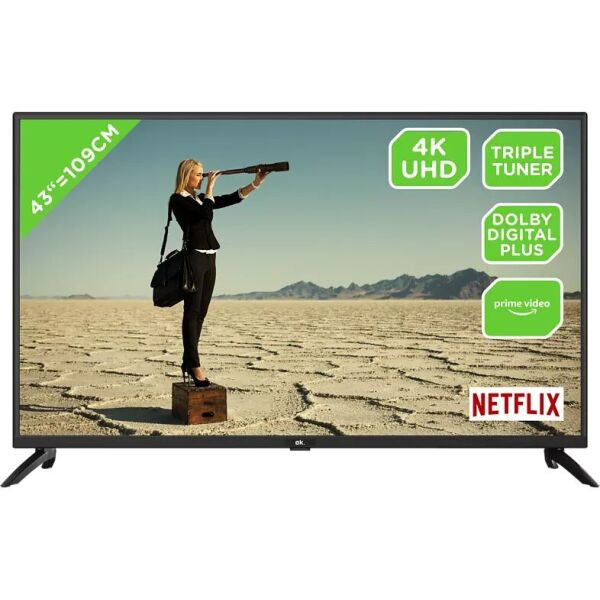43" OK. ODL 43850UC-TIB Black
