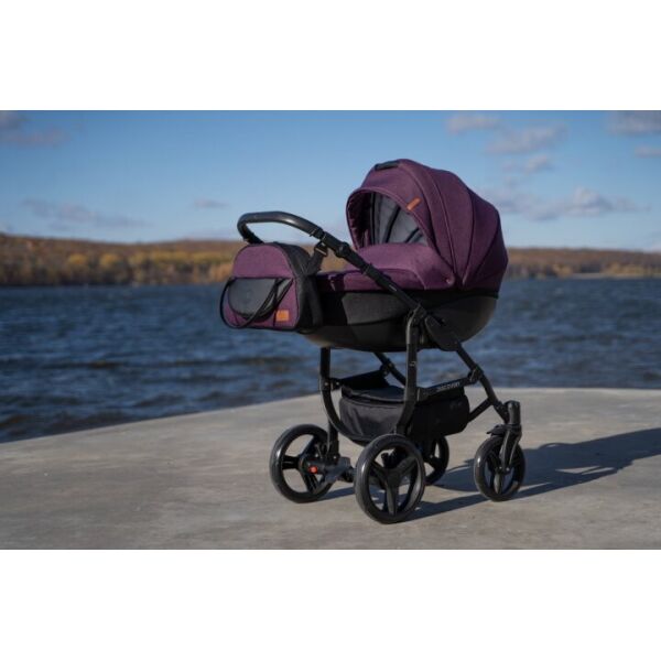 

Детская коляска 2 в 1 Angelina Discovery Evolution фиолетовая DE-22