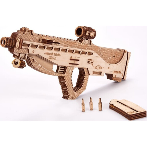 

Штурмовая винтовка USG-2, механический 3D-пазл, Wood Trick