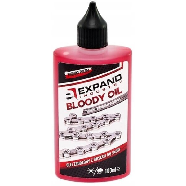 

Смазка для цепи EXPAND Chain Bloody oil dry/wet универсальная 100ml(16470)