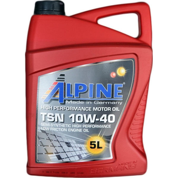 

Моторное масло Alpine TSN 10W-40 5 л