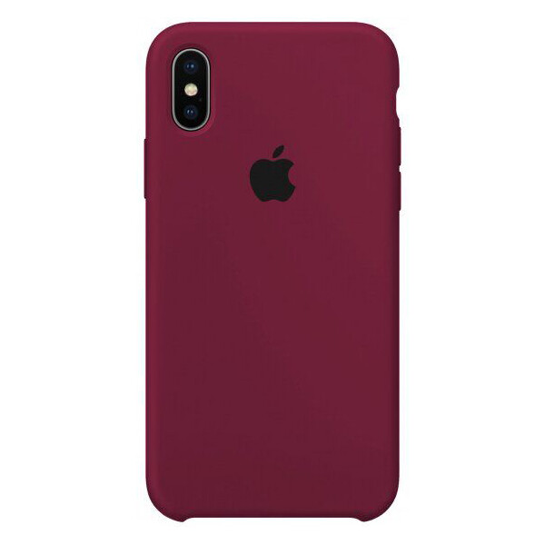 

Чехол-накладка Silicone Case для iPhone X/Xs МАРСАЛА