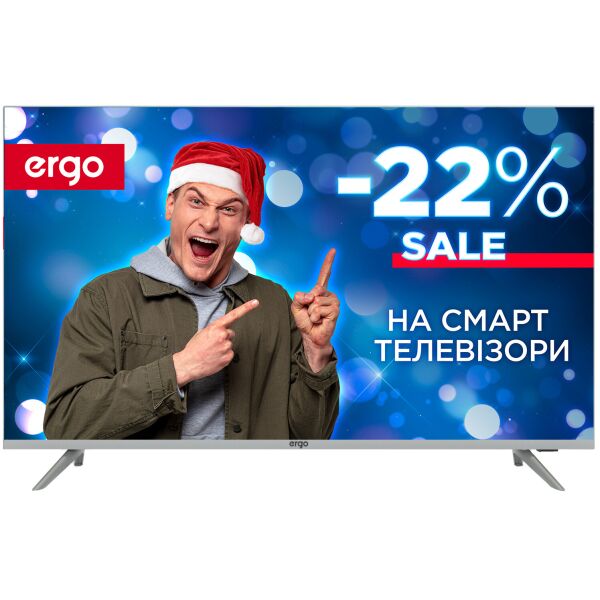 

Телевизор 43" Ergo 43DUS7000 Silver