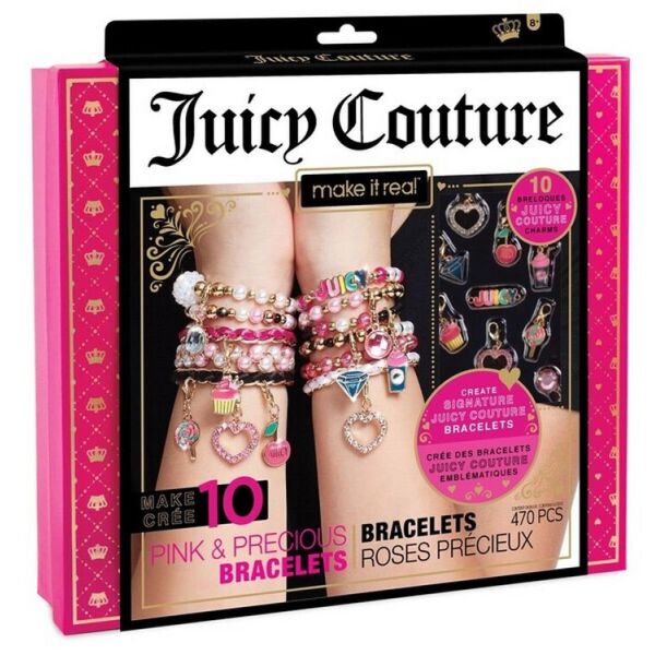 

Набор для создания шарм-браслетов Make it Real Juicy Couture Розовый звездопад (MR4408)