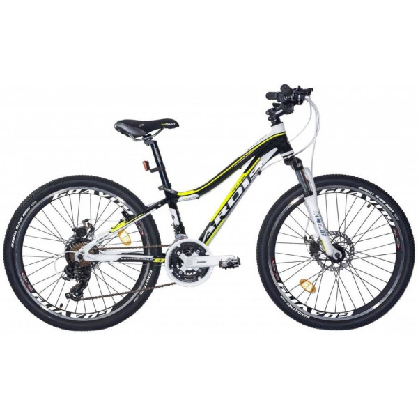 

Велосипед ARDIS MANIK 24" 12" черно-салатовый (233)