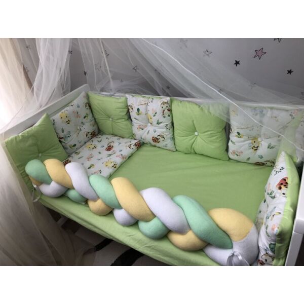 

Комплект постельного белья Baby Comfort Fluffy-3 Пчёлки 8 элементов