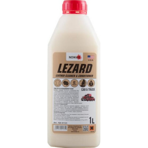 

Очиститель и кондиционер кожи LEZARD NOWAX (NX01131) 1л.